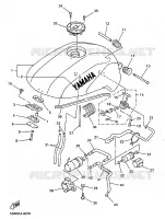 RESERVOIR A ESSENCE pour Yamaha FAZER 1998
