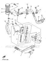 MAITRE CYLINDRE DE FREIN ARRIERE pour Yamaha FAZER 1998