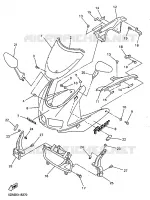 CARENAGES 1  pour Yamaha FAZER 1998