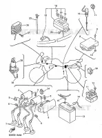 PARTIE ELECTRIQUE 1 pour Yamaha FAZER 1998