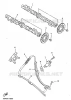 ARBRE A CAMES / CHAINE DE DISTRIBUTION pour Yamaha FAZER 1998
