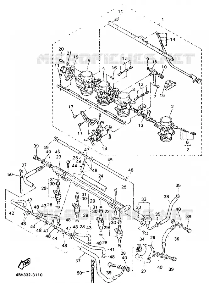 ADMISSION 2 Yamaha MOTO 1000 1993 GTS  GTS1000