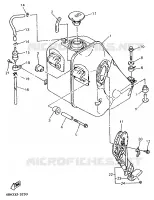 RESERVOIR A ESSENCE pour Yamaha GTS ABS 1998