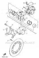 ETRIER DE FREIN ARRIERE pour Yamaha GTS ABS 1998