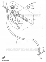 MAITRE CYLINDRE AVANT 3 pour Yamaha GTS ABS 1998