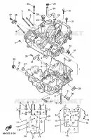 CARTER MOTEUR pour Yamaha GTS ABS 1998