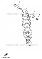 AMORTISSEUR ARRIERE pour Yamaha GTS ABS 1998