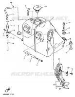 RESERVOIR A ESSENCE pour Yamaha GTS ABS 1998