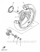 ROUE AVANT pour Yamaha GTS ABS 1998