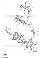 POMPE A EAU pour Yamaha GTS ABS 1998