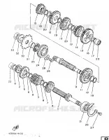 TRANSMISSION pour Yamaha IT 1986