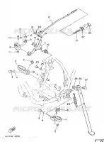 SUPPORT / REPOSE PIEDS pour Yamaha IT 1986