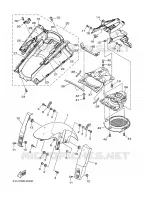 GARDE BOUE pour Yamaha MT01 2005