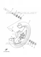 ROUE AVANT pour Yamaha MT01 2005