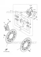 ETRIER DE FREIN AVANT pour Yamaha MT01 2005