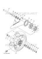 ROUE ARRIERE pour Yamaha MT01 2005