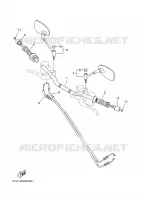 GUIDON ET CABLES pour Yamaha MT01 2005