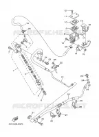 MAITRE CYLINDRE DE FREIN ARRIERE pour Yamaha MT01 2005
