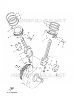 VILEBREQUIN / PISTON pour Yamaha MT01 2007