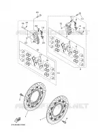 ETRIER DE FREIN AVANT pour Yamaha MT01 2007