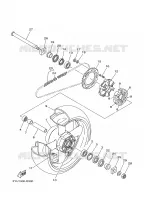ROUE ARRIERE pour Yamaha MT01 2007
