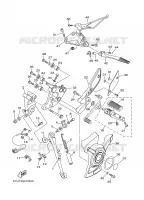 BEQUILLE / REPOSE PIEDS pour Yamaha MT01 2007