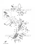 BEQUILLE / REPOSE PIEDS 2 pour Yamaha MT01 2007
