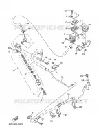 MAITRE CYLINDRE DE FREIN ARRIERE pour Yamaha MT01 2007