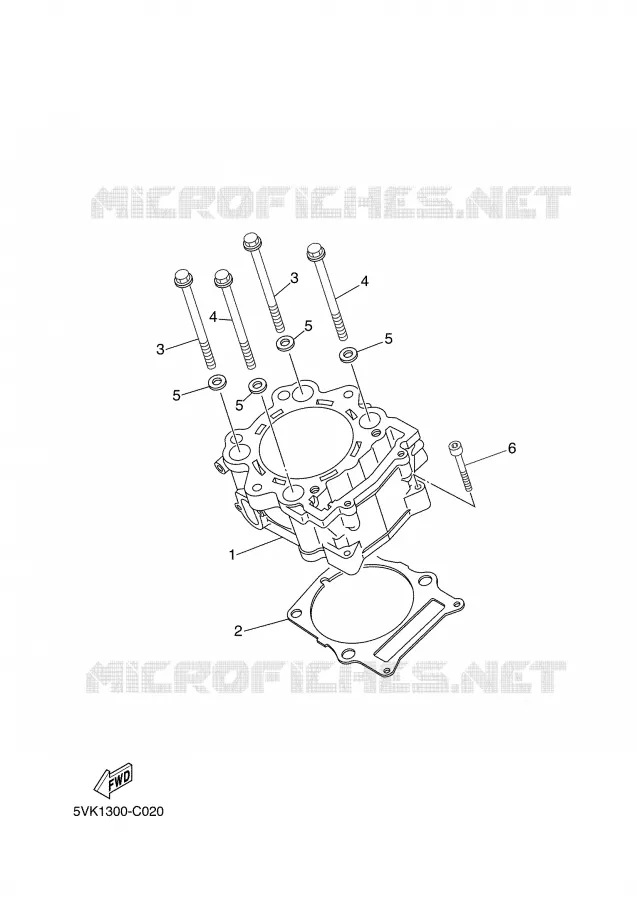 CYLINDRE Yamaha MOTO 660 2006 MT03  MT03