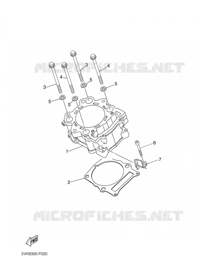 CYLINDRE Yamaha MOTO 660 2008 MT03  MT03