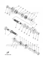 TRANSMISSION pour Yamaha MT03 2008