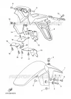 GARDE BOUE pour Yamaha MT03 2008