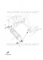 AMORTISSEUR ARRIERE pour Yamaha MT03 2008