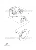 ETRIER DE FREIN ARRIERE pour Yamaha MT03 2008