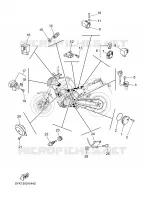 PARTIE ELECTRIQUE 2 pour Yamaha MT03 2008