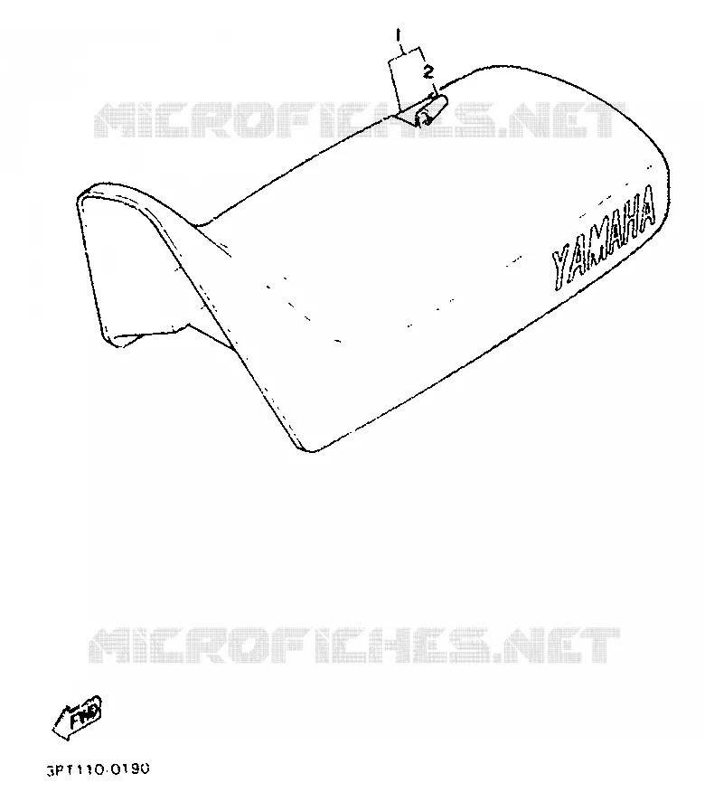 SELLE Yamaha MOTO 50 1993 PW  PW50