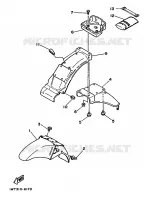 GARDE BOUE pour Yamaha RDLC 1986