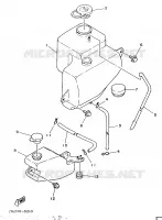 RESERVOIR A ESSENCE pour Yamaha RDLC 1986