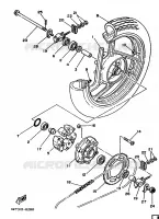 ROUE ARRIERE pour Yamaha RDLC 1986