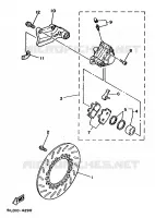 ETRIER DE FREIN ARRIERE pour Yamaha RDLC 1986