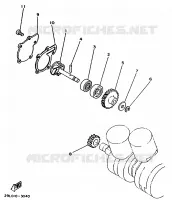 POMPE A EAU pour Yamaha RDLC 1986