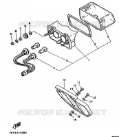 FEU ARRIERE pour Yamaha RDLC 1986