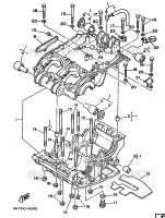 CARTER MOTEUR pour Yamaha RDLC 1986