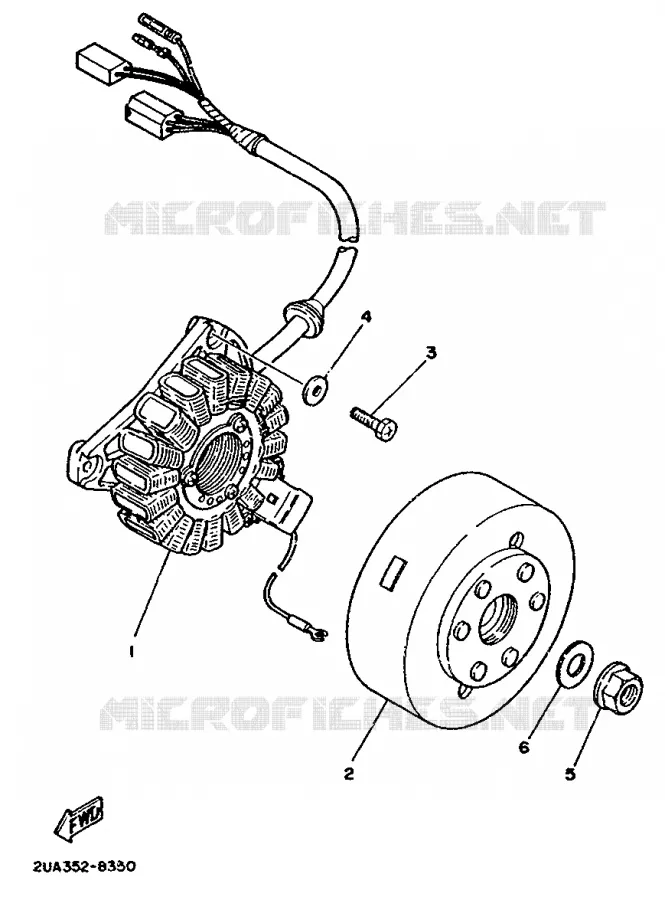 ALLUMAGE Yamaha MOTO 350 1992 RDLC  RD350LC