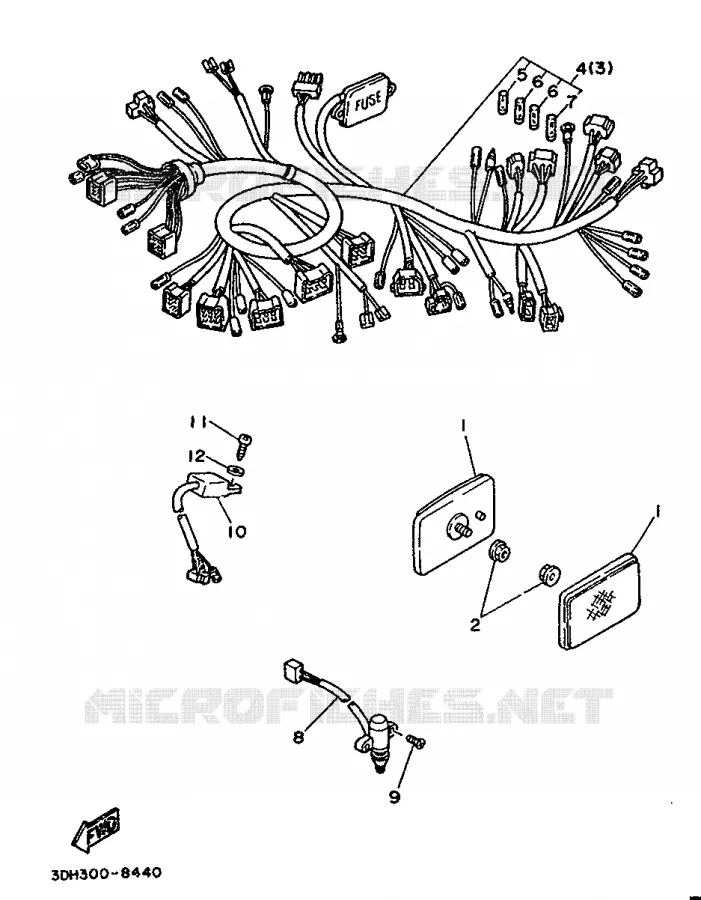 ALTERNATIVE ELECTRIQUE Yamaha MOTO 350 1988 RDLC  RD350LCF