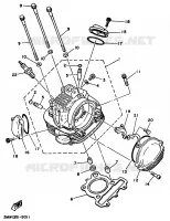 CULASSE pour Yamaha SR 1996