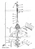 CARBURATEUR pour Yamaha SR 1996