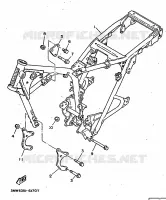 CADRE pour Yamaha SR 1996