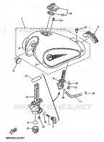 RESERVOIR A ESSENCE pour Yamaha SR 1996