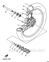ROUE AVANT pour Yamaha SR 1996